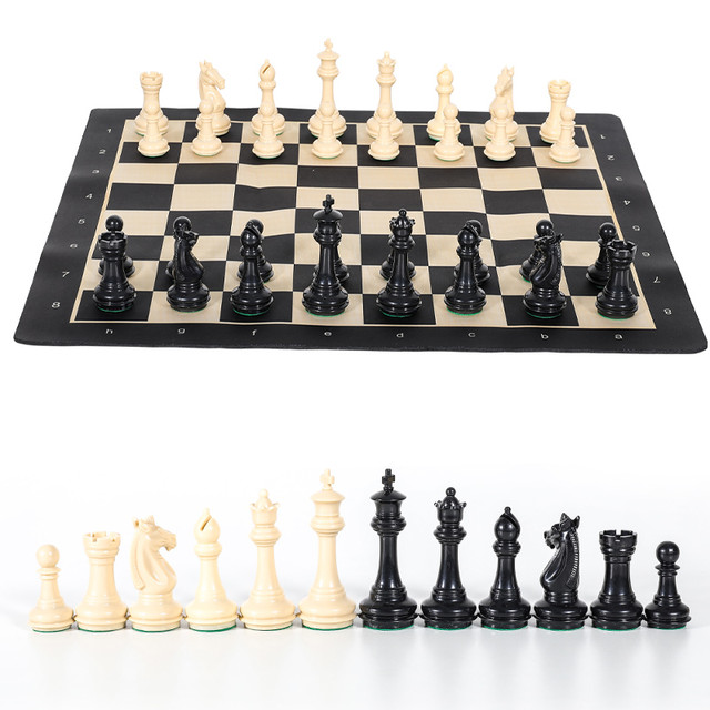 Social Chess Board Set Luxury Portable Family Boardgame Professional  Checkers Xadrez Tabuleiro Jogo Checkers Board Game DWH